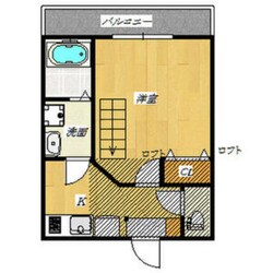 魚崎駅 徒歩4分 2階の物件間取画像